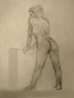 Female nude study