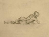 Female nude study