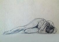 Female nude study