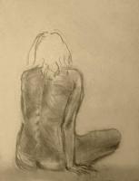 Female nude study