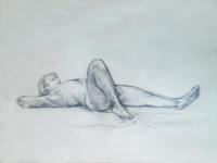 Male nude study